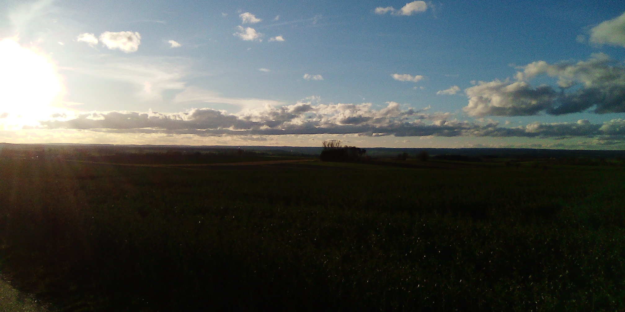 Sensationeller Ausbilck in der Abendsonne
